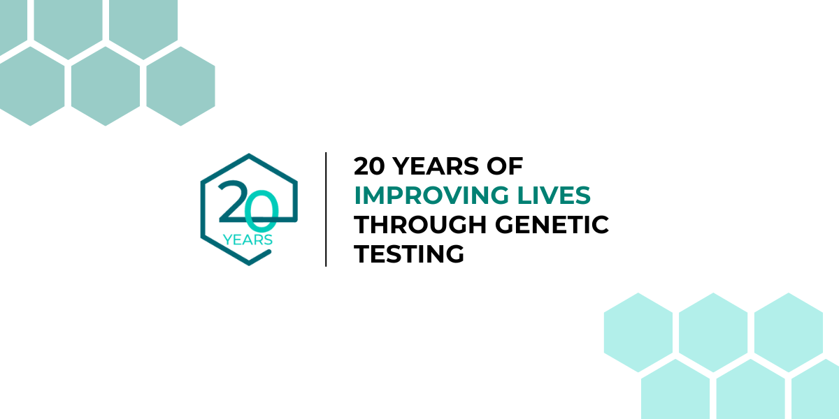 20 years of improving lives through genetic testing