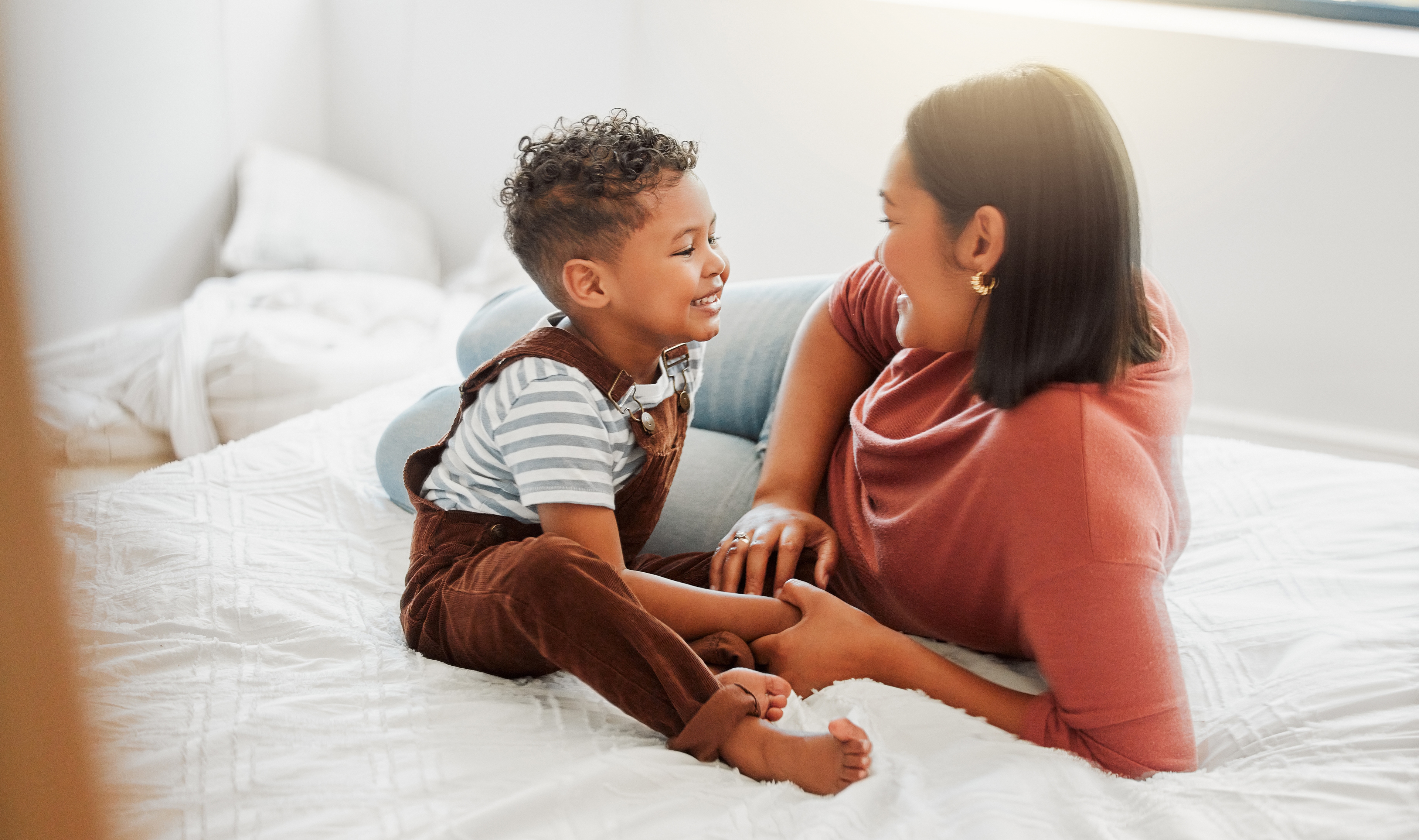 Mother and child portrait